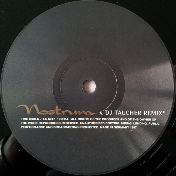 Nostrum - Brainchild (The Remixes) | Time Unlimited (TIME 086R-6) - 3