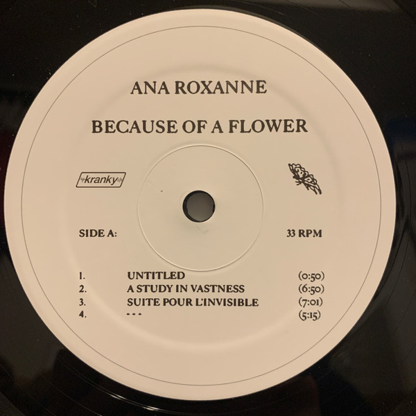 Ana Roxanne - Because Of A Flower | Kranky (krank230) - 3