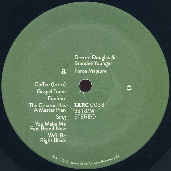 Dezron Douglas & Brandee Younger - Force Majeure | International Anthem Recording Company (IARC0038) - 2