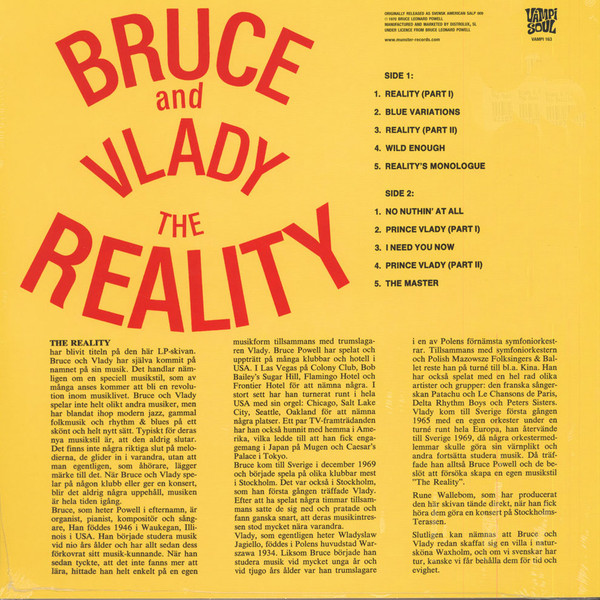 Bruce Powell And Władysław Jagiełło - The Reality | Vampi Soul (VAMPI 163) - 2