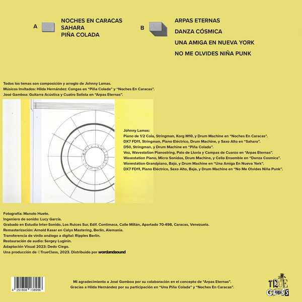 Johnny Lamas - Danza Cosmica | TrueClass Records (TC LP 002) - main Johnny Lamas - Danza Cosmica | TrueClass Records (TC LP 002) - main