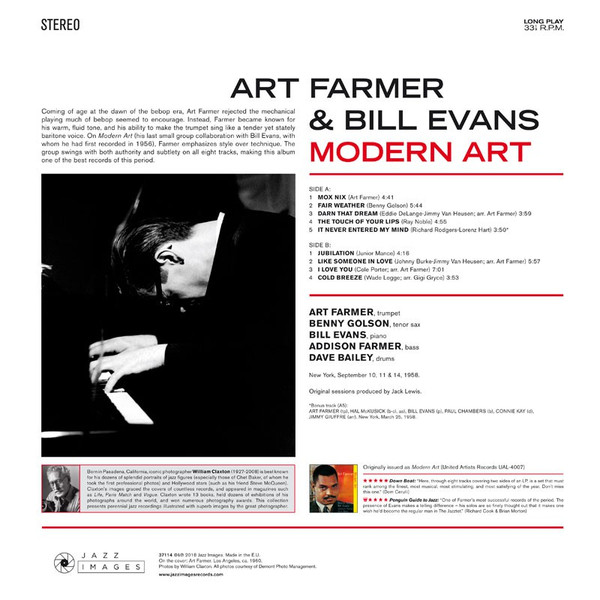Art Farmer & Bill Evans - Modern Art | Jazz Images (37114) - 2 Art Farmer & Bill Evans - Modern Art | Jazz Images (37114) - 2