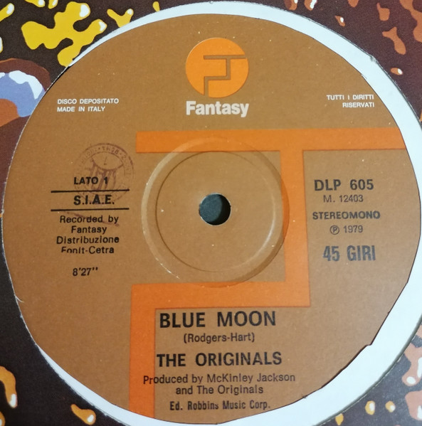 The Originals - Blue Moon | Fantasy (DLP 605) - 2