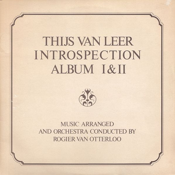 Thijs van Leer - Introspection Album I & II | CBS (CBS 88243)