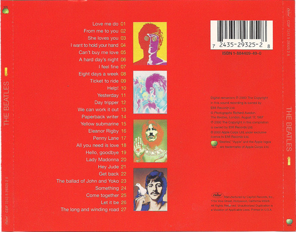 The Beatles - 1 | Apple Records (CDP 7243 5 29325 2 8) - 2 The Beatles - 1 | Apple Records (CDP 7243 5 29325 2 8) - 2