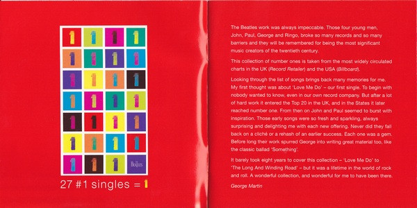 The Beatles - 1 | Apple Records (CDP 7243 5 29325 2 8) - 4 The Beatles - 1 | Apple Records (CDP 7243 5 29325 2 8) - 4
