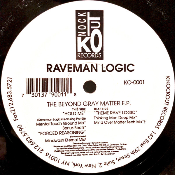 Raveman Logic - The Beyond Gray Matter E.P. | Knockout Records (KO-0001) - 2