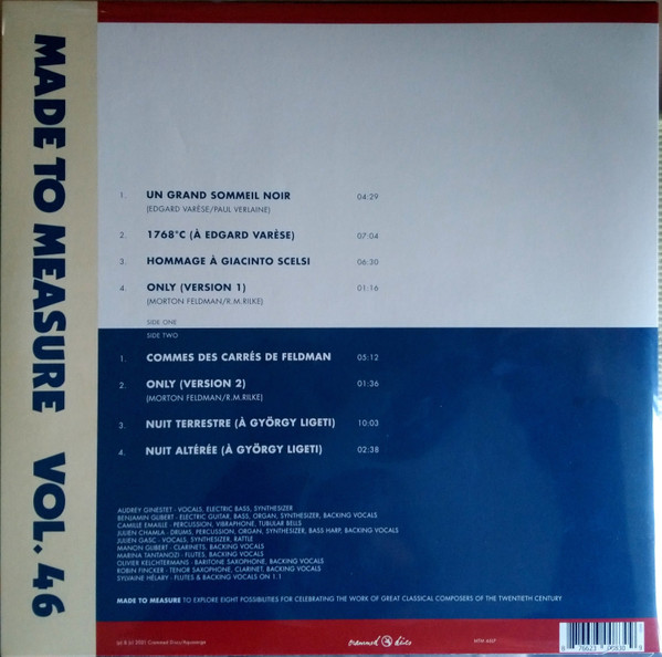 Aquaserge - The Possibility Of A New Work For Aquaserge | Crammed Discs (MTM 46LP) - 2