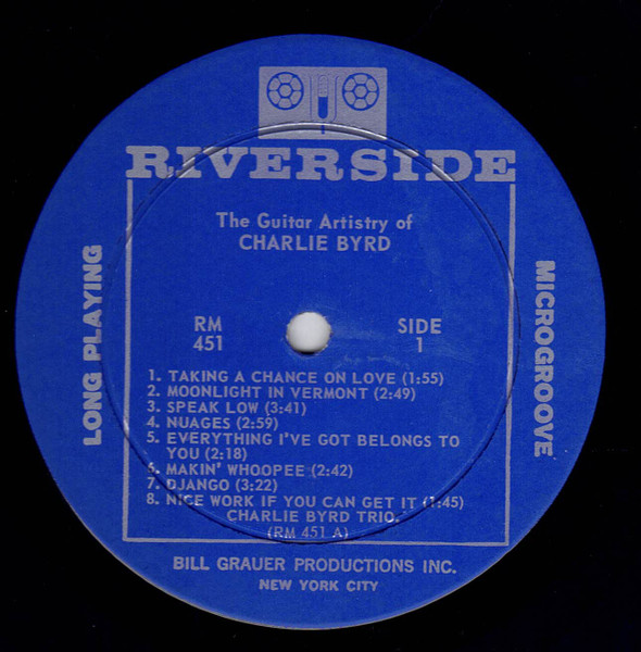 Charlie Byrd - The Guitar Artistry Of Charlie Byrd [Vinyl] | Riverside Records (RM 451) - 3