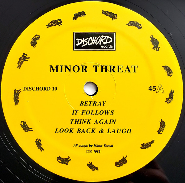 Minor Threat - Out Of Step | Dischord Records (DISCHORD 10) - 3 Minor Threat - Out Of Step | Dischord Records (DISCHORD 10) - 3