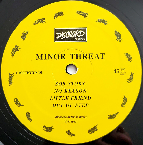 Minor Threat - Out Of Step | Dischord Records (DISCHORD 10) - 4 Minor Threat - Out Of Step | Dischord Records (DISCHORD 10) - 4