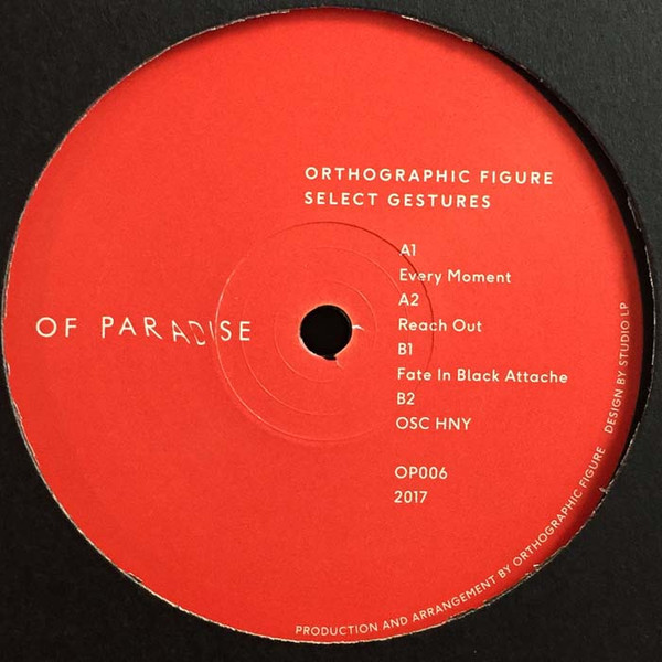 Orthographic Figure - Select Gestures | Of Paradise (OP006) - main Orthographic Figure - Select Gestures | Of Paradise (OP006) - main