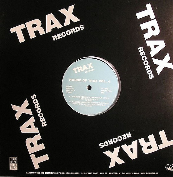 Blackman / Maurice Joshua With Hula - House Of Trax Vol. 4 | Rush Hour (RH-TX 4) - 2 Blackman / Maurice Joshua With Hula - House Of Trax Vol. 4 | Rush Hour (RH-TX 4) - 2