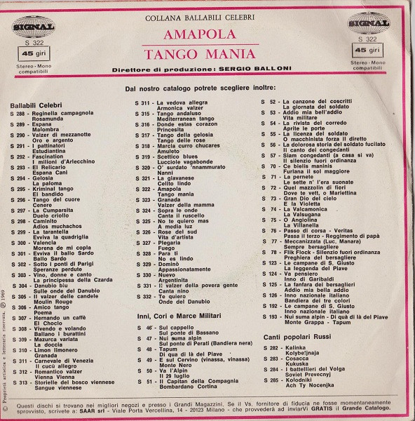 Adel Valentine - Amapola | Signal (S 322) - 2