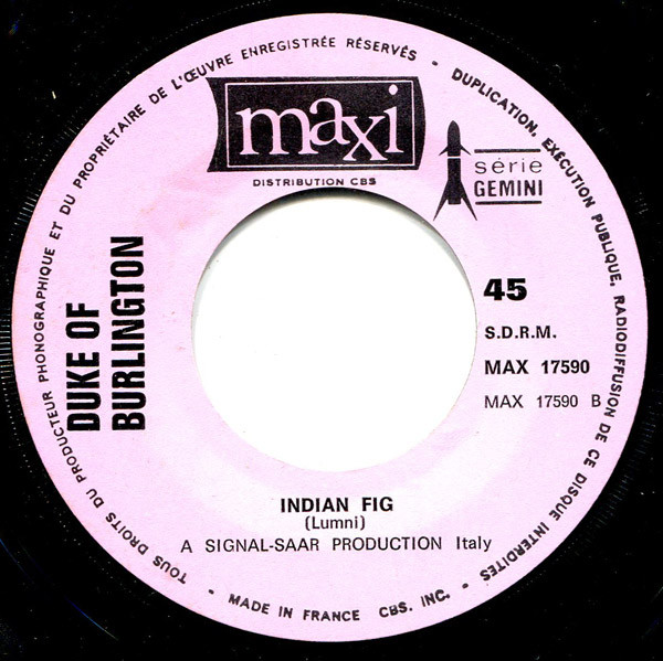 The Duke Of Burlington - Clapping Wings / Indian Fig | Maxi (MAXI 17590) - 3