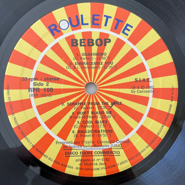Various - Bebop | Roulette (RPR-100) - 4 Various - Bebop | Roulette (RPR-100) - 4