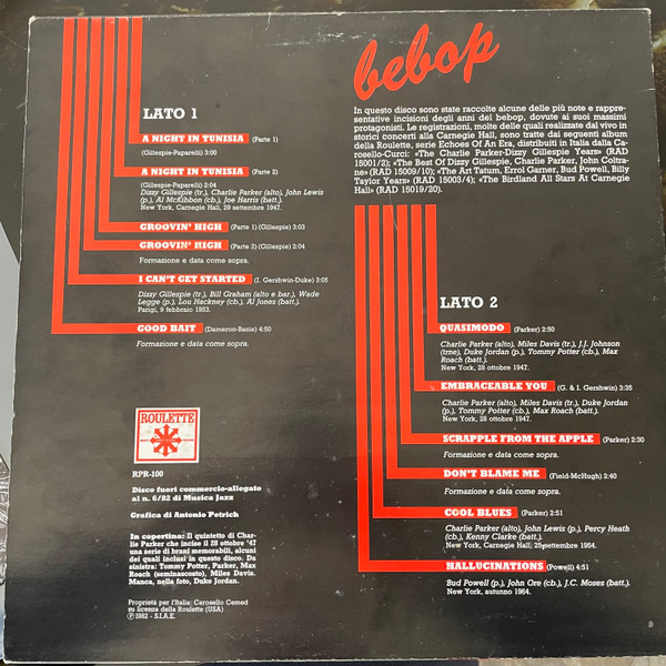 Various - Bebop | Roulette (RPR-100) - 2 Various - Bebop | Roulette (RPR-100) - 2