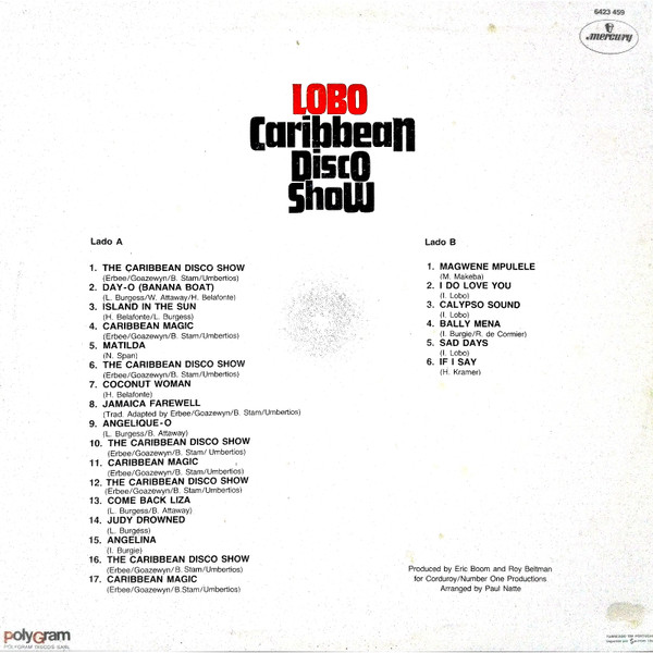 Lobo - The Caribbean Disco Show | Mercury (6423 459) - 2