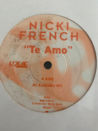 Nicki French - Te Amo | Logic Records (NICKI3) - main