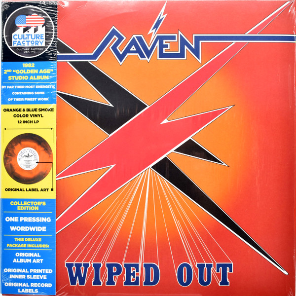 Raven - Wiped Out - Vinilo Humo Naranja Y Azul | Culture Factory (CFU01206)
