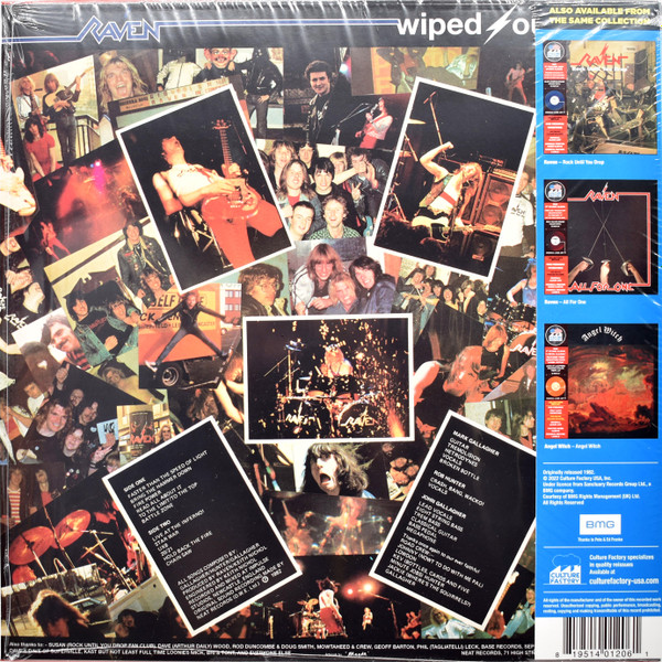 Raven - Wiped Out - Vinilo Humo Naranja Y Azul | Culture Factory (CFU01206) - 2 Raven - Wiped Out - Vinilo Humo Naranja Y Azul | Culture Factory (CFU01206) - 2