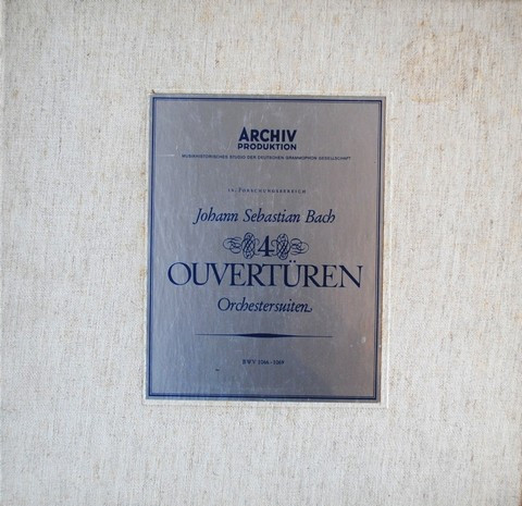 Johann Sebastian Bach - 4 Ouvertüren Orchestersuiten - BWV 1066-1069 | Archiv Produktion (198 172/73)