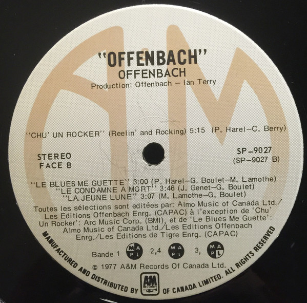 Offenbach - Offenbach | A&M Records (SP-9027) - 4