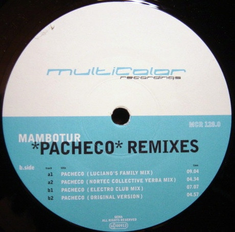 Mambotur - Pacheco (Remixes) | Multicolor Recordings (MCR 128.0) - 2 Mambotur - Pacheco (Remixes) | Multicolor Recordings (MCR 128.0) - 2
