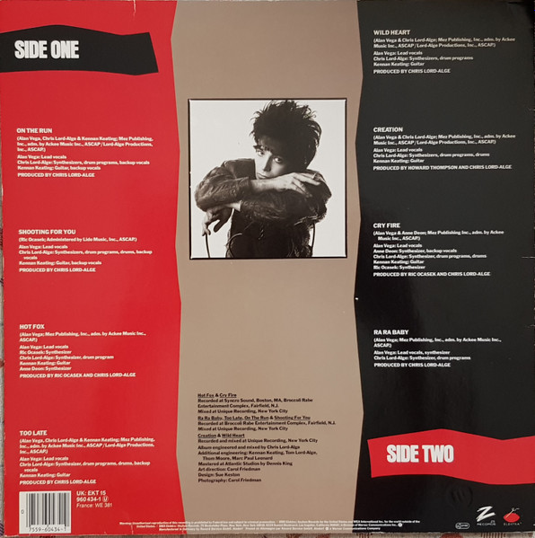 Alan Vega - Just A Million Dreams | Elektra (960 434-1) - 2