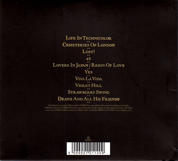 Coldplay - Viva La Vida Or Death And All His Friends | Parlophone (50999 212114 0 9) - 2