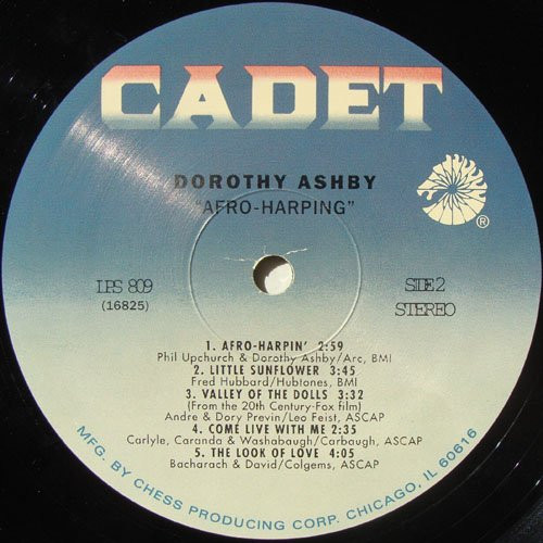 Dorothy Ashby - Afro-Harping | Cadet (LPS-809) - 3