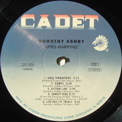 Dorothy Ashby - Afro-Harping | Cadet (LPS-809) - 2