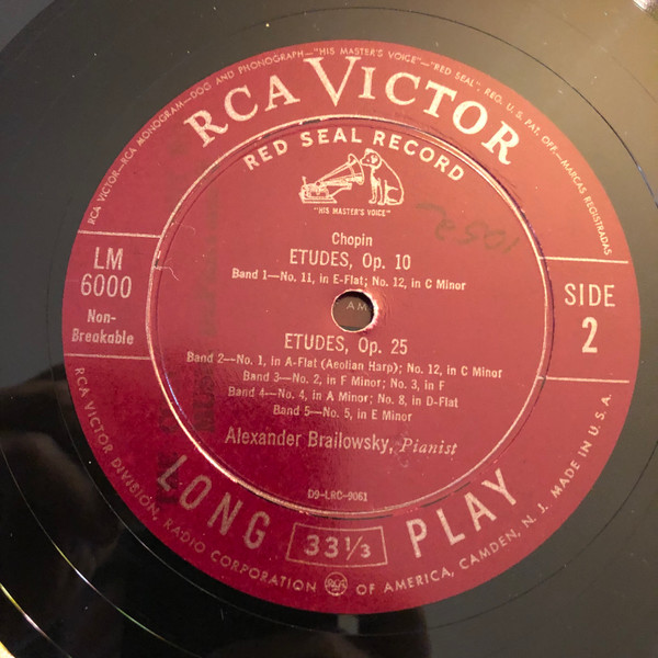 Alexander Brailowsky - Complete Chopin Etudes / Etudes Symphoniques, Op. 13 | RCA Victor Red Seal (LM-6000) - 4