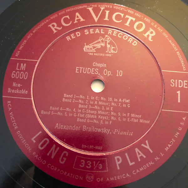 Alexander Brailowsky - Complete Chopin Etudes / Etudes Symphoniques, Op. 13 | RCA Victor Red Seal (LM-6000) - 3