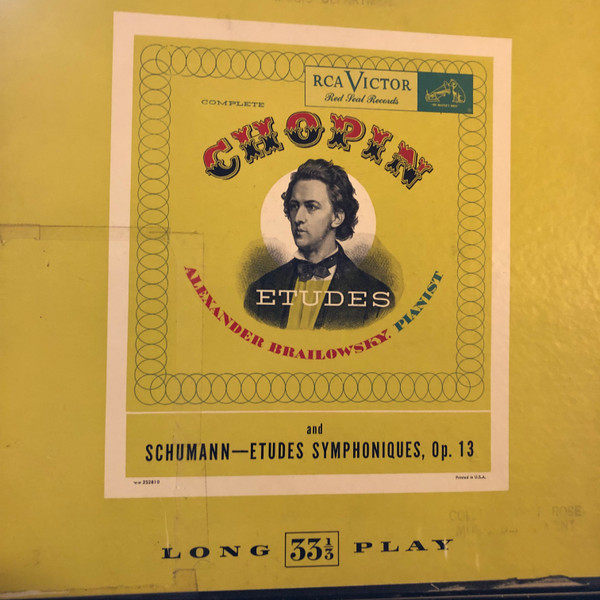 Alexander Brailowsky - Complete Chopin Etudes / Etudes Symphoniques, Op. 13 | RCA Victor Red Seal (LM-6000)