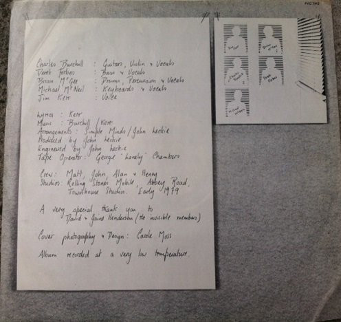 Simple Minds - Life In A Day | PVC Records (PVC 7910) - 3