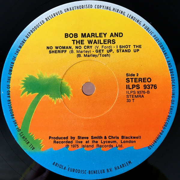 Bob Marley & The Wailers - Live! | Island Records (ILPS 9376) - 4
