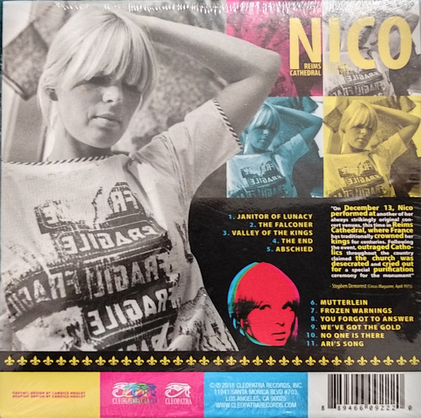 Nico - Reims Cathedral - December 13th, 1974 | Cleopatra (CLO 0922) - 2