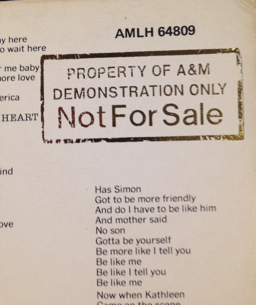 Joan Armatrading - Me Myself I | A&M Records (AMLH 64809) - 4 Joan Armatrading - Me Myself I | A&M Records (AMLH 64809) - 4