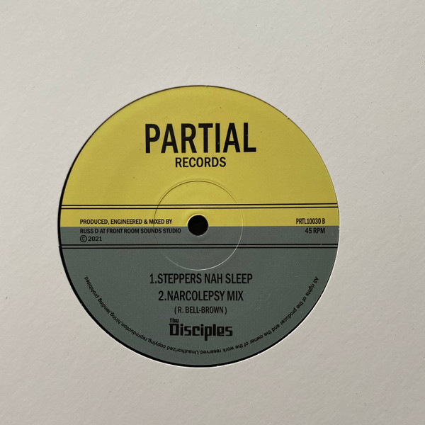 The Disciples - Sabotage / Steppers Nah Sleep | Partial Records (PRTL10030) - 2 The Disciples - Sabotage / Steppers Nah Sleep | Partial Records (PRTL10030) - 2