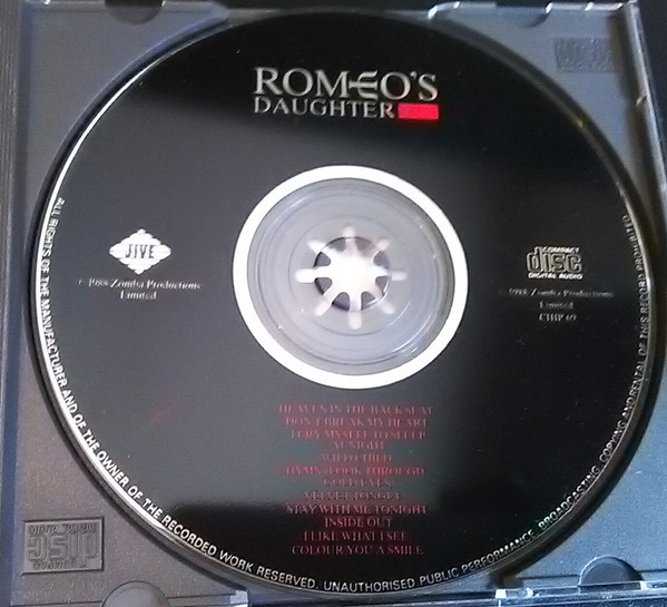 Romeo's Daughter - Romeo's Daughter | Jive (CHIP 69) - 2 Romeo's Daughter - Romeo's Daughter | Jive (CHIP 69) - 2