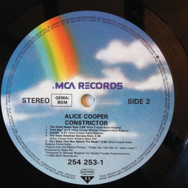 Alice Cooper - Constrictor | MCA Records (254 253-1) - 4