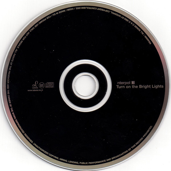 Interpol - Turn On The Bright Lights | Labels (VISA 6966) - 3