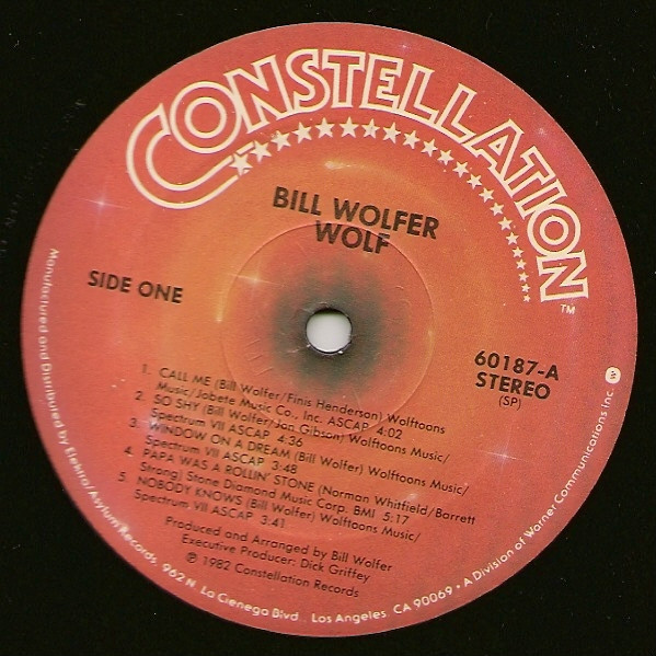 Bill Wolfer - Wolf | Constellation (60187) - 2 Bill Wolfer - Wolf | Constellation (60187) - 2