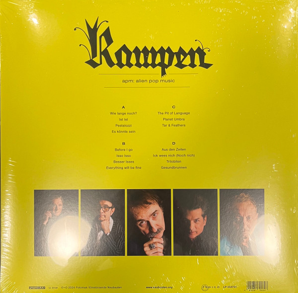 Einstürzende Neubauten - Rampen - APM: Alien Pop Music | Potomak (LP 254751) - main
