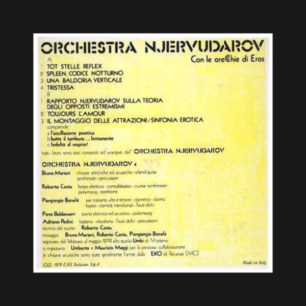 Orchestra Njervudarov - Con Le Orecchie Di Eros | EMI (3C064-18139) - 2 Orchestra Njervudarov - Con Le Orecchie Di Eros | EMI (3C064-18139) - 2