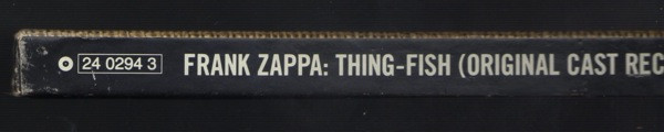 Frank Zappa - Thing-Fish | EMI (24 0294 3) - 3