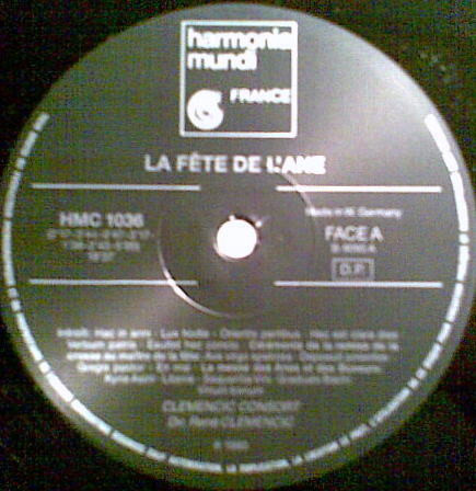 Clemencic Consort , René Clemencic - La Fête De L´âne - Traditions Du Moyen-Age | Harmonia Mundi France (HM 1036) - 3