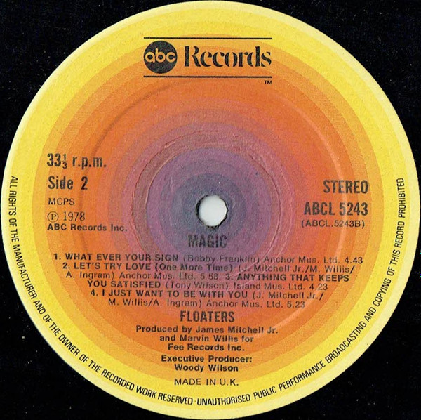 The Floaters - Magic | ABC Records (ABCL 5243) - 4 The Floaters - Magic | ABC Records (ABCL 5243) - 4