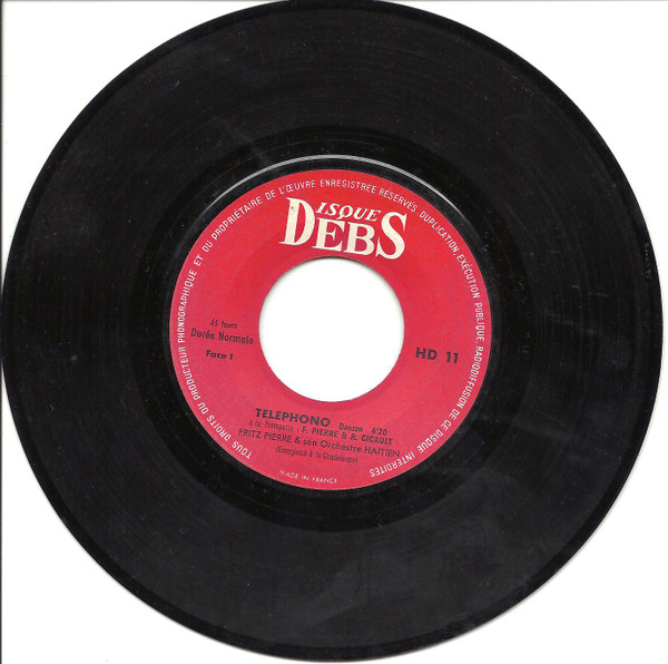 Fritz Pierre - Telephono | Disques Debs (HD11) - main